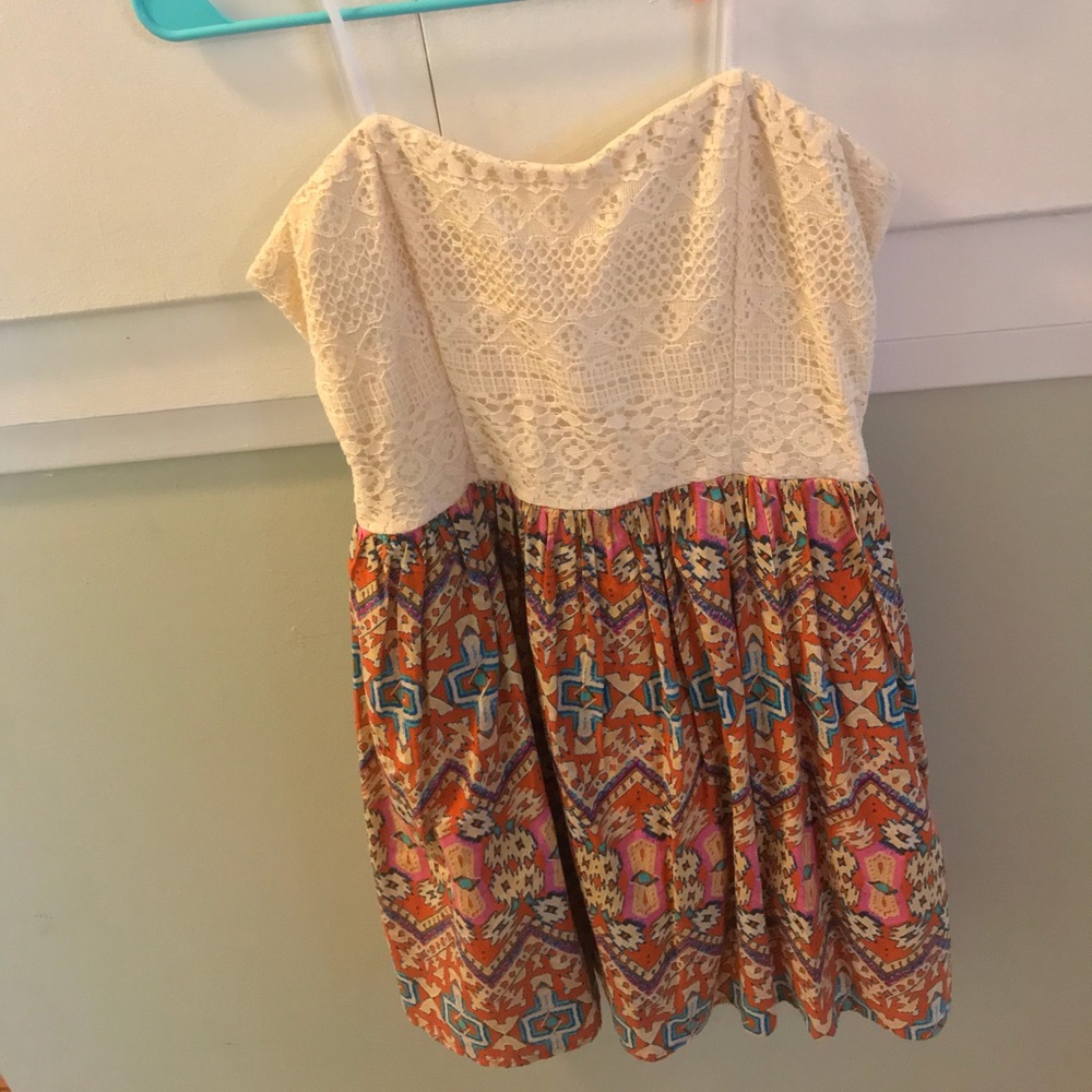 strapless summer dress
